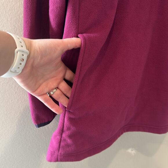 Lands End Women’s Fleece Half Zip Jacket | Size 1X - Picture 4 of 9